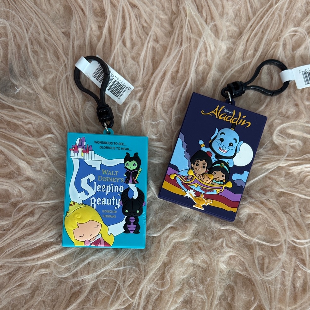 Disney Book Bag keychains